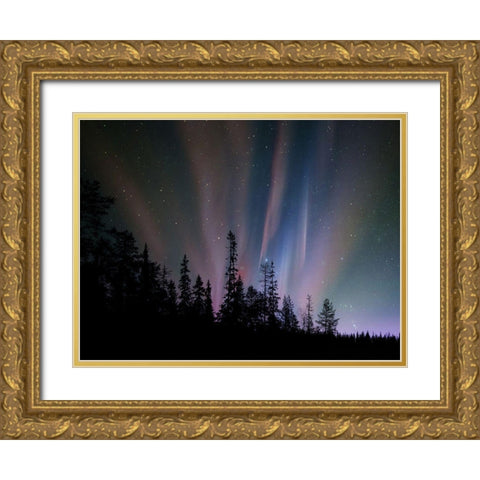 Borealis Dreams 4 Gold Ornate Wood Framed Art Print with Double Matting by Prime, Marcus