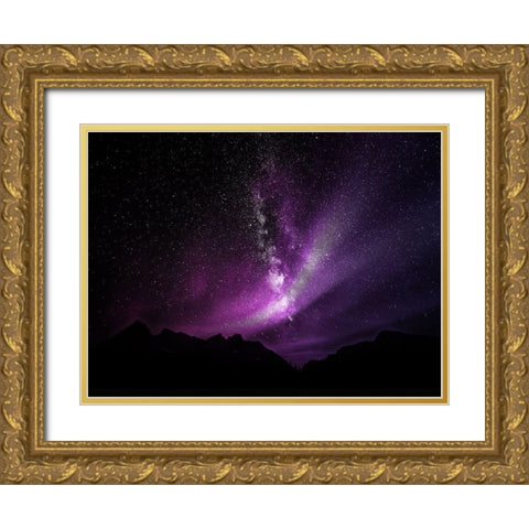 Borealis Dreams 5 Gold Ornate Wood Framed Art Print with Double Matting by Prime, Marcus