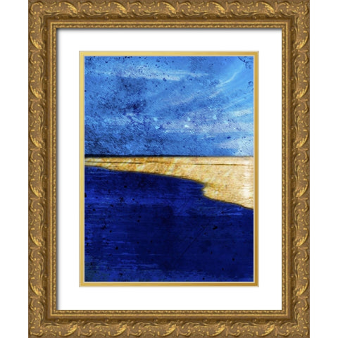 Golden Midnights 1 Gold Ornate Wood Framed Art Print with Double Matting by Prime, Marcus