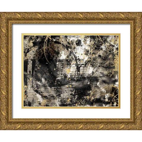 Golden Origin 1 Gold Ornate Wood Framed Art Print with Double Matting by Prime, Marcus