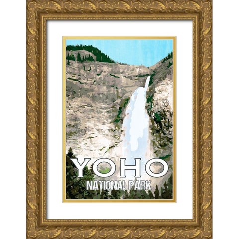 Yoho National Park Gold Ornate Wood Framed Art Print with Double Matting by Prime, Marcus