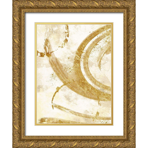 Contemporary Wealth 1 Gold Ornate Wood Framed Art Print with Double Matting by Prime, Marcus