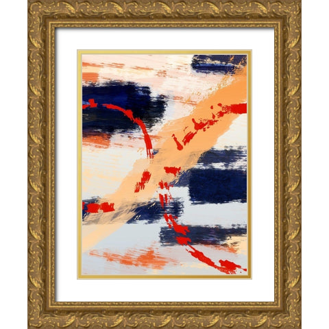 Contemporary Radiance 1 Gold Ornate Wood Framed Art Print with Double Matting by Prime, Marcus