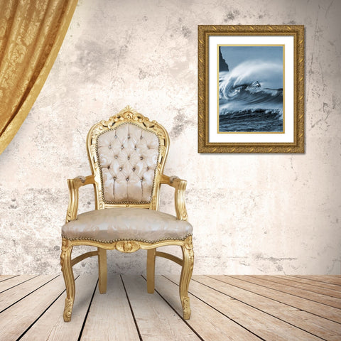 Blooming Surf 2 Gold Ornate Wood Framed Art Print with Double Matting by Prime, Marcus