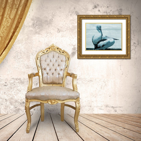Aerial Love Gold Ornate Wood Framed Art Print with Double Matting by Prime, Marcus