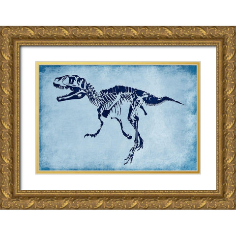 Prehistoric Journey 1 Gold Ornate Wood Framed Art Print with Double Matting by Prime, Marcus