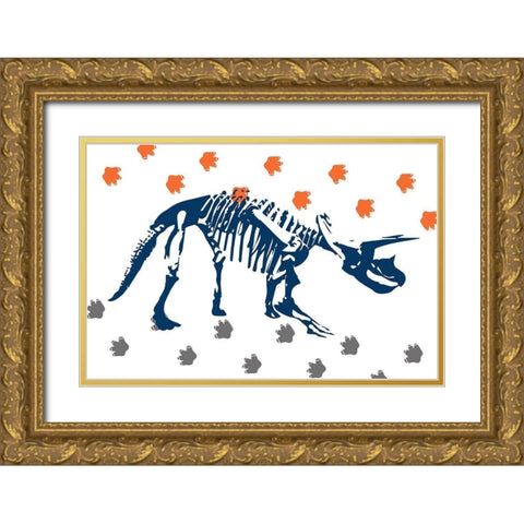 Prehistoric Journey 3 Gold Ornate Wood Framed Art Print with Double Matting by Prime, Marcus