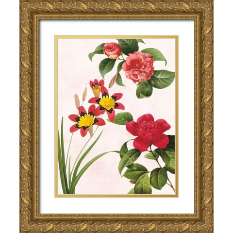 Botanical Fusion Gold Ornate Wood Framed Art Print with Double Matting by Prime, Marcus
