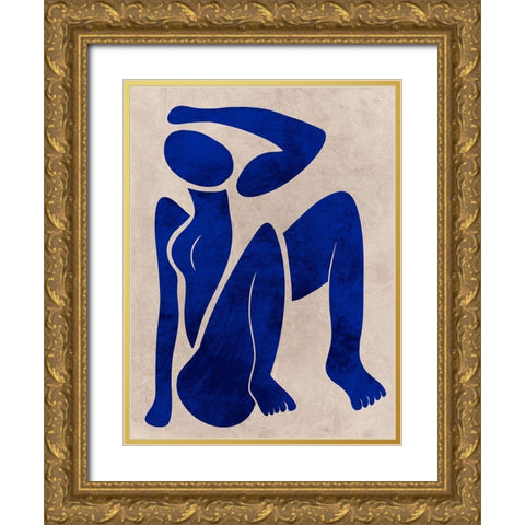 Postured Darling Gold Ornate Wood Framed Art Print with Double Matting by Prime, Marcus