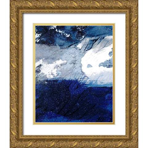 Evolutionary Streaks 1 Gold Ornate Wood Framed Art Print with Double Matting by Prime, Marcus