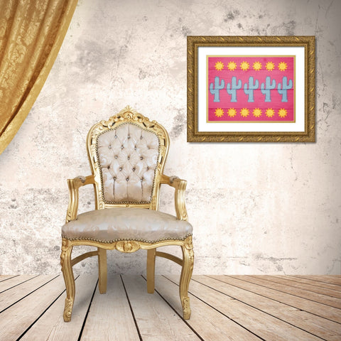 Prime Heat 1 Gold Ornate Wood Framed Art Print with Double Matting by Prime, Marcus