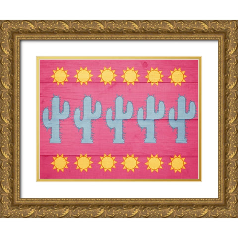 Prime Heat 1 Gold Ornate Wood Framed Art Print with Double Matting by Prime, Marcus