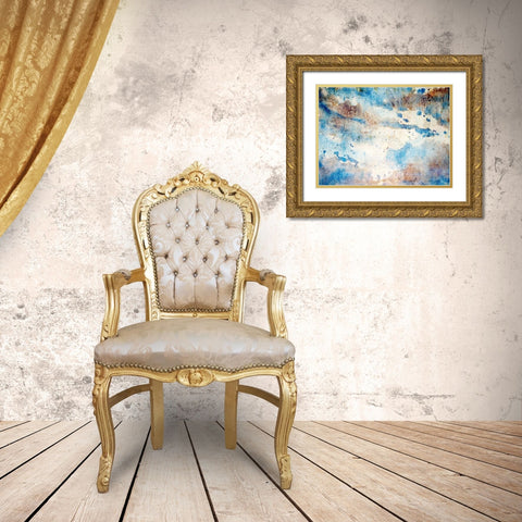 Corroded Views 1 Gold Ornate Wood Framed Art Print with Double Matting by Prime, Marcus