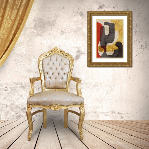 Adorned Luck 1 Gold Ornate Wood Framed Art Print with Double Matting by Prime, Marcus