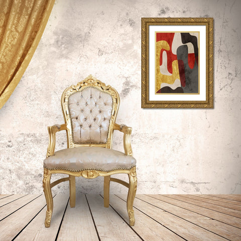 Adorned Luck 2 Gold Ornate Wood Framed Art Print with Double Matting by Prime, Marcus
