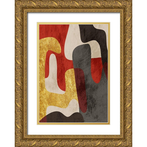 Adorned Luck 2 Gold Ornate Wood Framed Art Print with Double Matting by Prime, Marcus