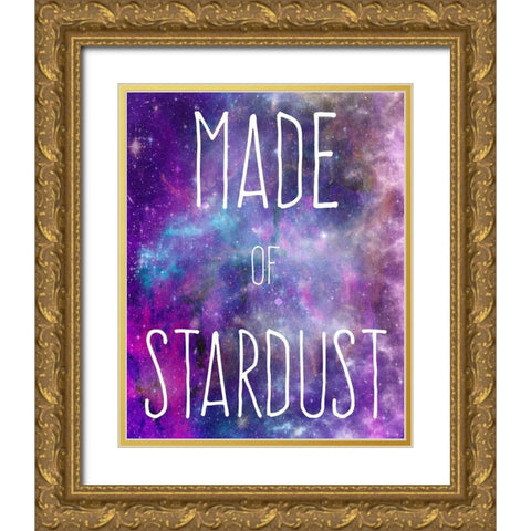 Made Of Stardust Gold Ornate Wood Framed Art Print with Double Matting by Prime, Marcus