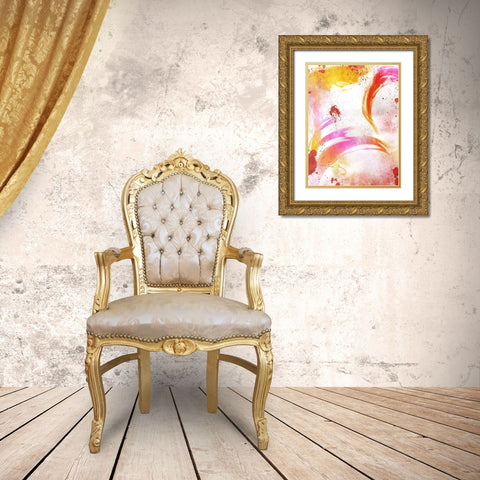 Juicy Prisma 1 Gold Ornate Wood Framed Art Print with Double Matting by Prime, Marcus