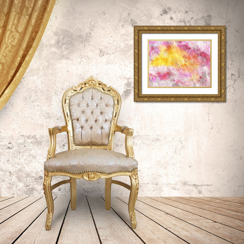 Juicy Aura Gold Ornate Wood Framed Art Print with Double Matting by Prime, Marcus