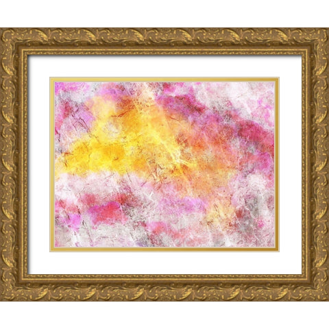 Juicy Aura Gold Ornate Wood Framed Art Print with Double Matting by Prime, Marcus