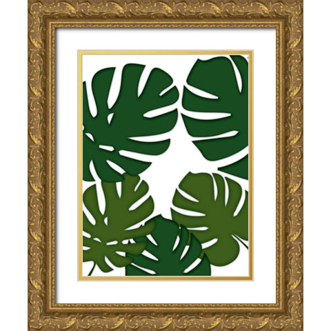 Jungle Beat 1 Gold Ornate Wood Framed Art Print with Double Matting by Prime, Marcus