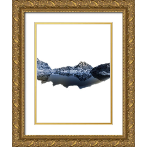 Levitated Horizon 2 Gold Ornate Wood Framed Art Print with Double Matting by Prime, Marcus