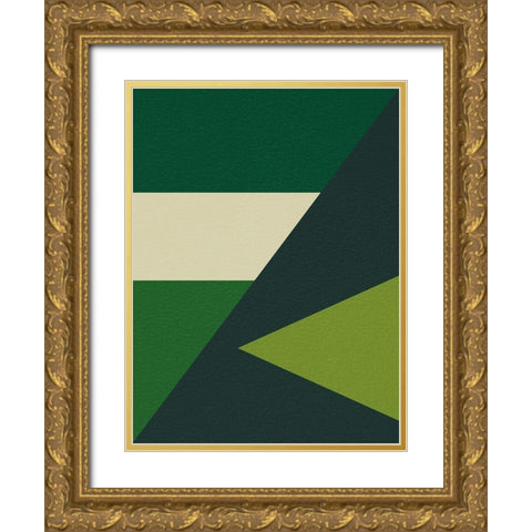 Blocks Galore 1 Gold Ornate Wood Framed Art Print with Double Matting by Prime, Marcus