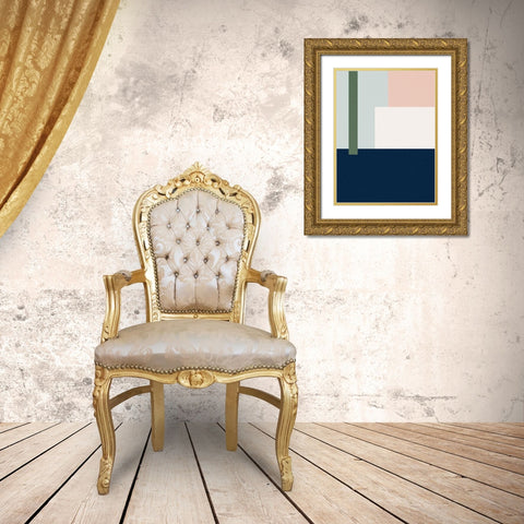 Blocks Galore 2 Gold Ornate Wood Framed Art Print with Double Matting by Prime, Marcus