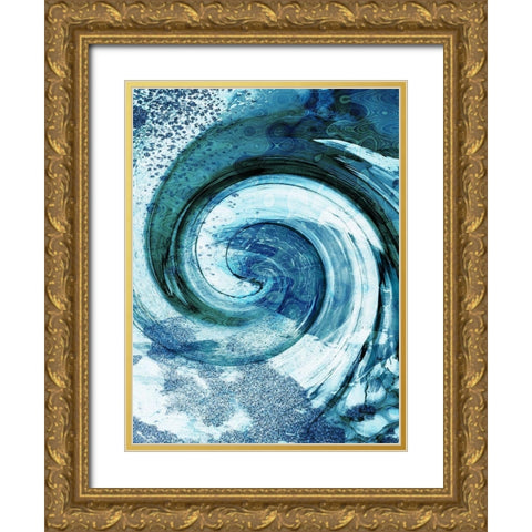 Nautical Stone 2 Gold Ornate Wood Framed Art Print with Double Matting by Prime, Marcus