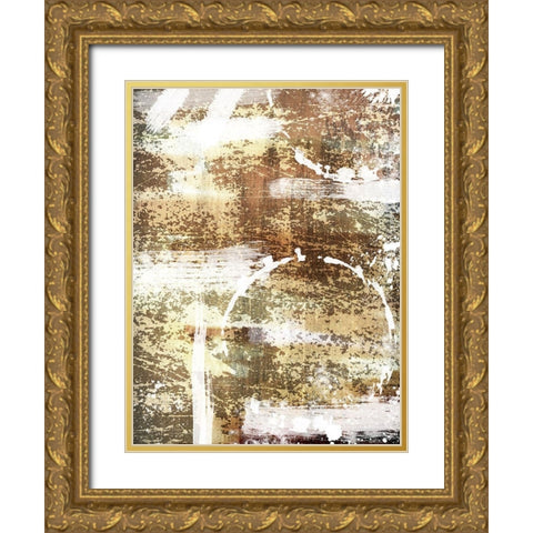 Chaotic Infusion 1 Gold Ornate Wood Framed Art Print with Double Matting by Prime, Marcus