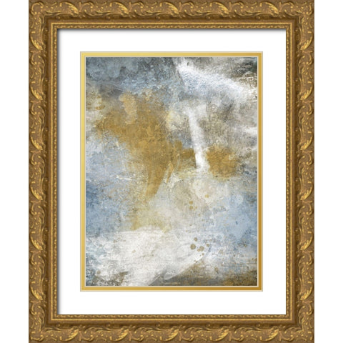 Worn Ancient 2 Gold Ornate Wood Framed Art Print with Double Matting by Prime, Marcus