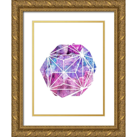 Crystalis Obscuris 1 Gold Ornate Wood Framed Art Print with Double Matting by Prime, Marcus