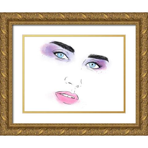 Take On Me 1 Gold Ornate Wood Framed Art Print with Double Matting by Prime, Marcus