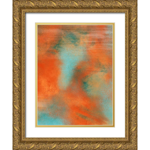 Orange Creamcicle 2 Gold Ornate Wood Framed Art Print with Double Matting by Prime, Marcus