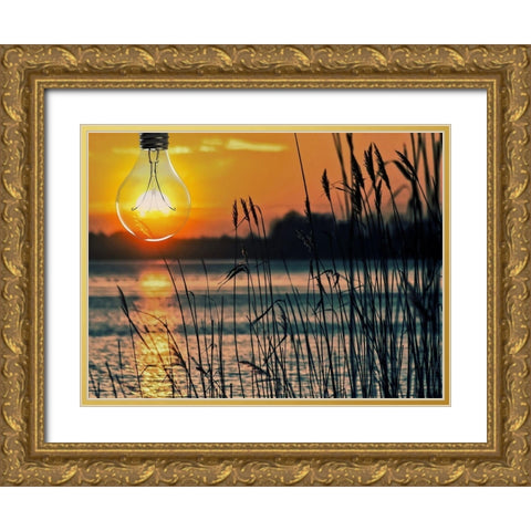 Morning Light 1 Gold Ornate Wood Framed Art Print with Double Matting by Prime, Marcus
