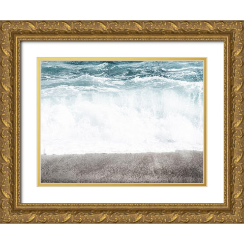 Crashing Motions 1 Gold Ornate Wood Framed Art Print with Double Matting by Prime, Marcus
