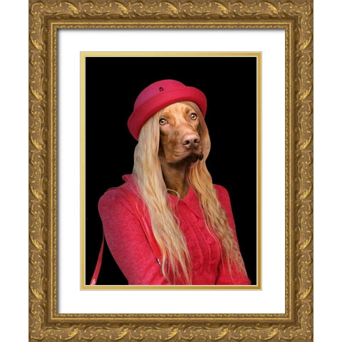 Daytime Disguise Gold Ornate Wood Framed Art Print with Double Matting by Prime, Marcus