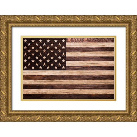 Natural America 1 Gold Ornate Wood Framed Art Print with Double Matting by Prime, Marcus