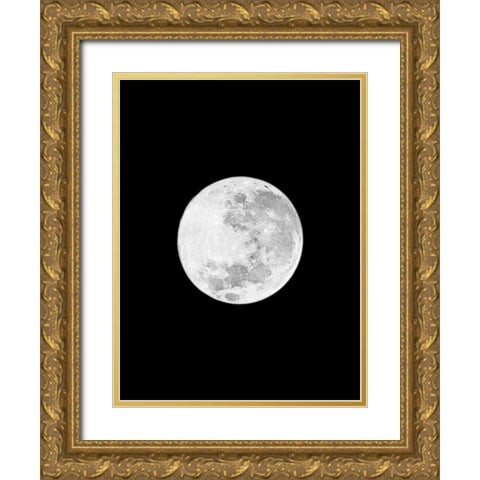 Moons Howl 1 Gold Ornate Wood Framed Art Print with Double Matting by Prime, Marcus
