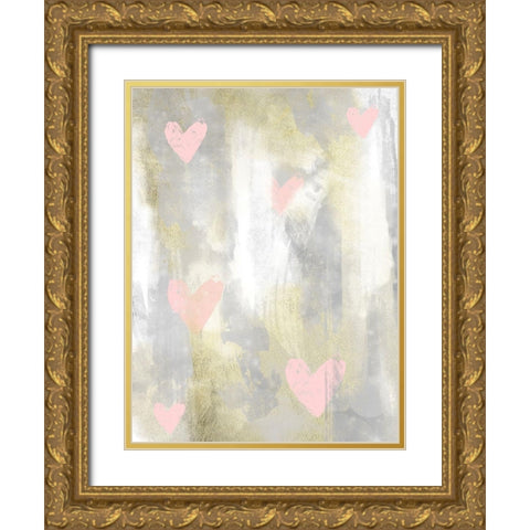 Love Explosion 1 Gold Ornate Wood Framed Art Print with Double Matting by Prime, Marcus
