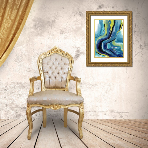 Parallel Roads 1 Gold Ornate Wood Framed Art Print with Double Matting by Prime, Marcus