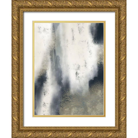 Systematic Obliteration 1 Gold Ornate Wood Framed Art Print with Double Matting by Prime, Marcus