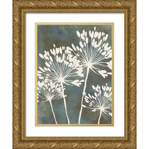 Eclectic Floral 2 Gold Ornate Wood Framed Art Print with Double Matting by Prime, Marcus