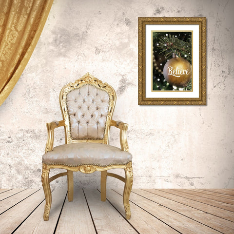Believing Tree Gold Ornate Wood Framed Art Print with Double Matting by Prime, Marcus