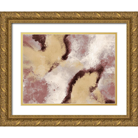 Unrefined Burst 1 Gold Ornate Wood Framed Art Print with Double Matting by Prime, Marcus