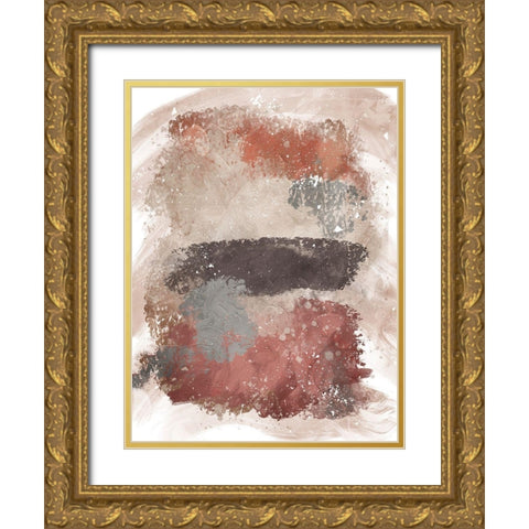 Earthy Realms Gold Ornate Wood Framed Art Print with Double Matting by Prime, Marcus