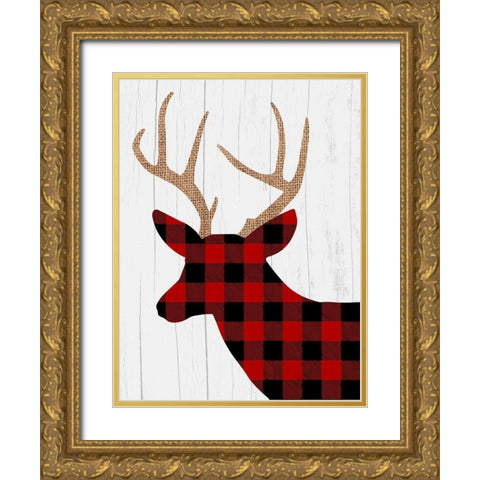 Lodge Friends 2 Gold Ornate Wood Framed Art Print with Double Matting by Prime, Marcus