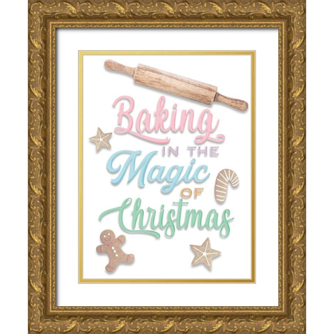 Baking The Magic 2 Gold Ornate Wood Framed Art Print with Double Matting by Prime, Marcus
