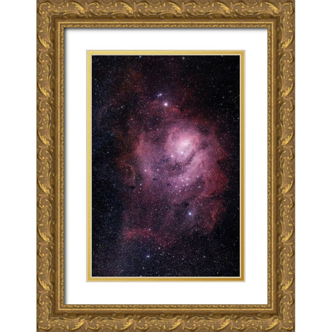 Lagoon Nebula Gold Ornate Wood Framed Art Print with Double Matting by Prime, Marcus