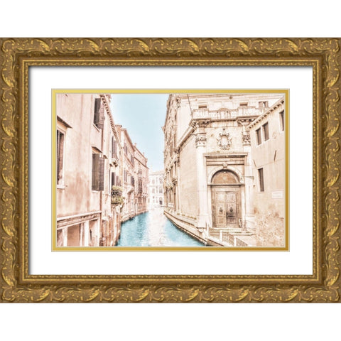 Venice Beauty Gold Ornate Wood Framed Art Print with Double Matting by Prime, Marcus